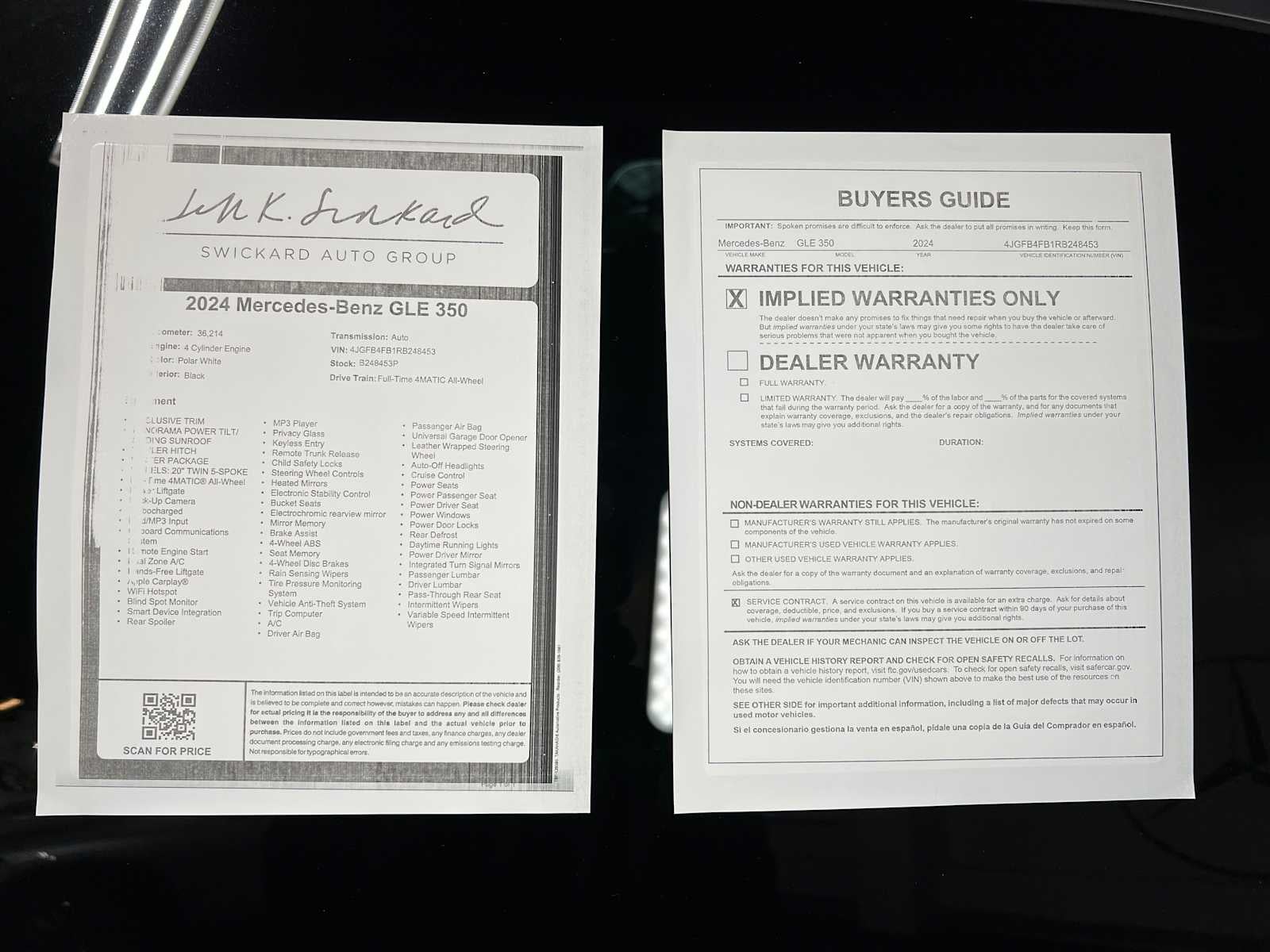 2024 Mercedes-Benz GLE GLE 350