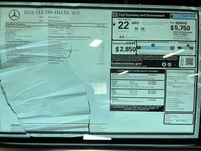 2026 Mercedes-Benz GLE GLE 350