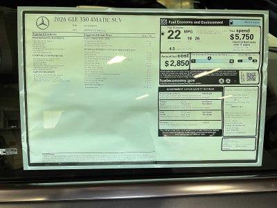 2026 Mercedes-Benz GLE GLE 350