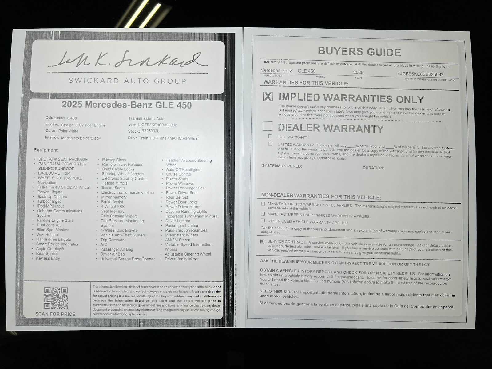 2025 Mercedes-Benz GLE GLE 450