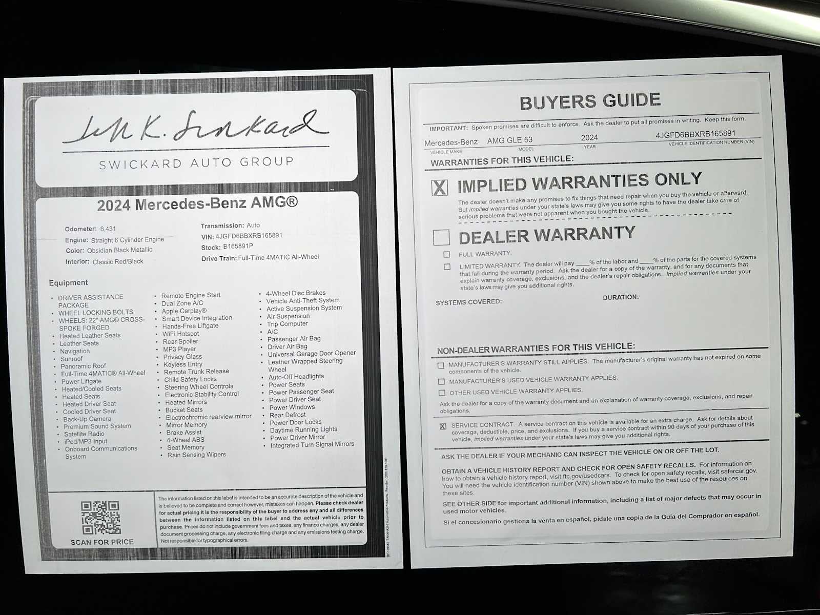 2024 Mercedes-Benz GLE AMG® GLE 53