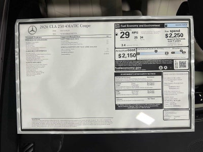 2026 Mercedes-Benz CLA CLA 250