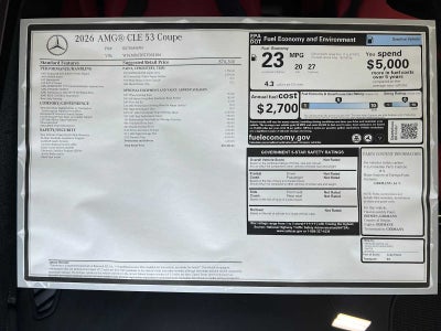 2026 Mercedes-Benz CLE AMG® CLE 53