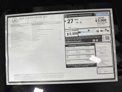 2026 Mercedes-Benz GLB GLB 250