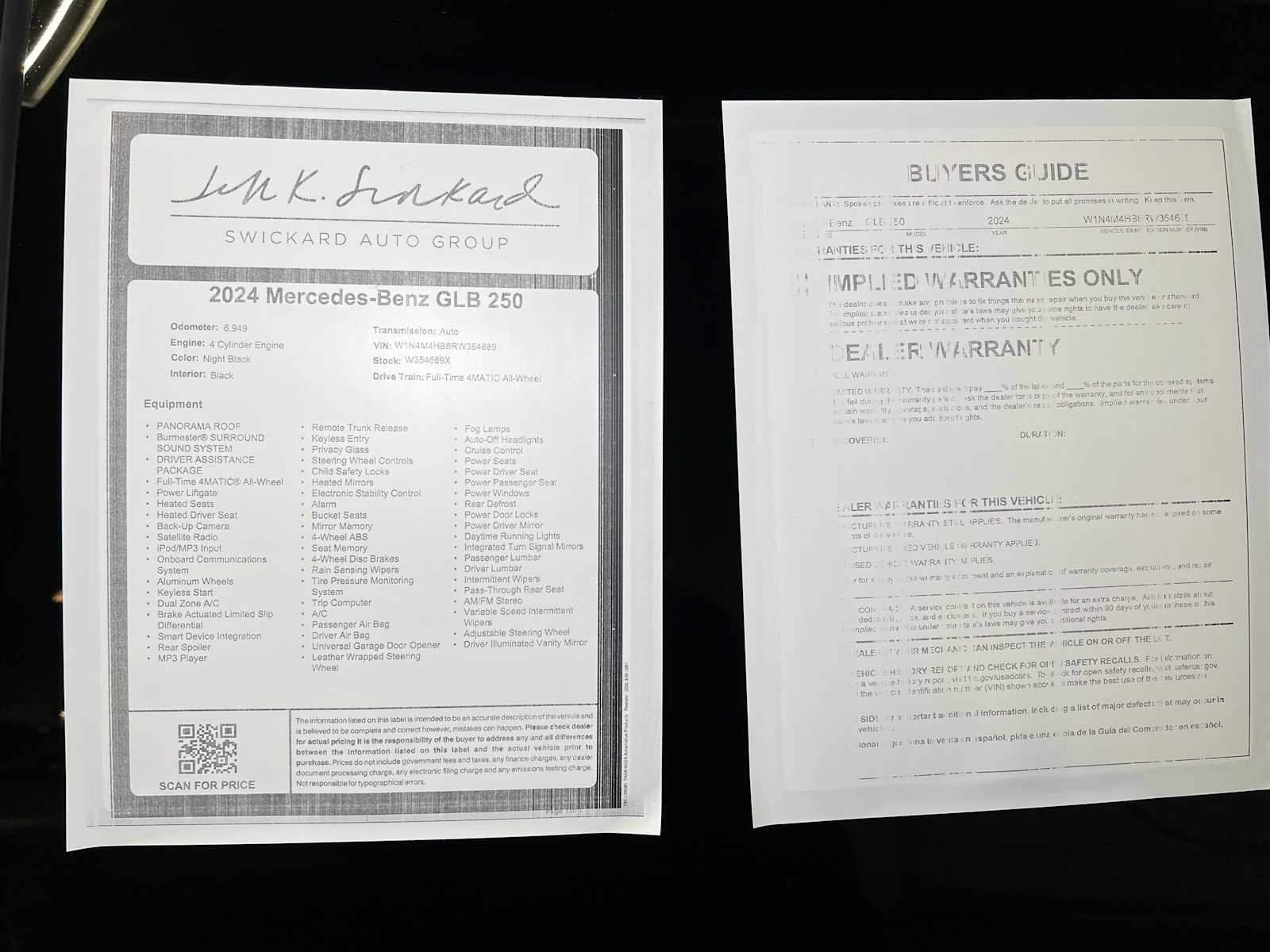 2024 Mercedes-Benz GLB GLB 250