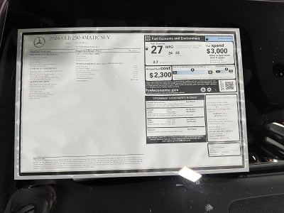 2026 Mercedes-Benz GLB GLB 250