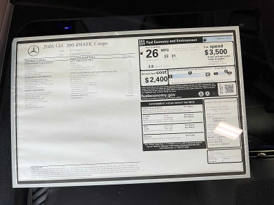 2026 Mercedes-Benz GLC GLC 300