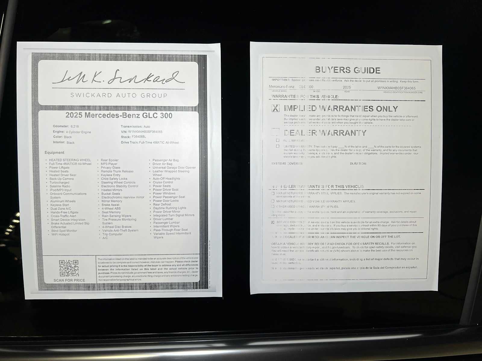 2025 Mercedes-Benz GLC GLC 300