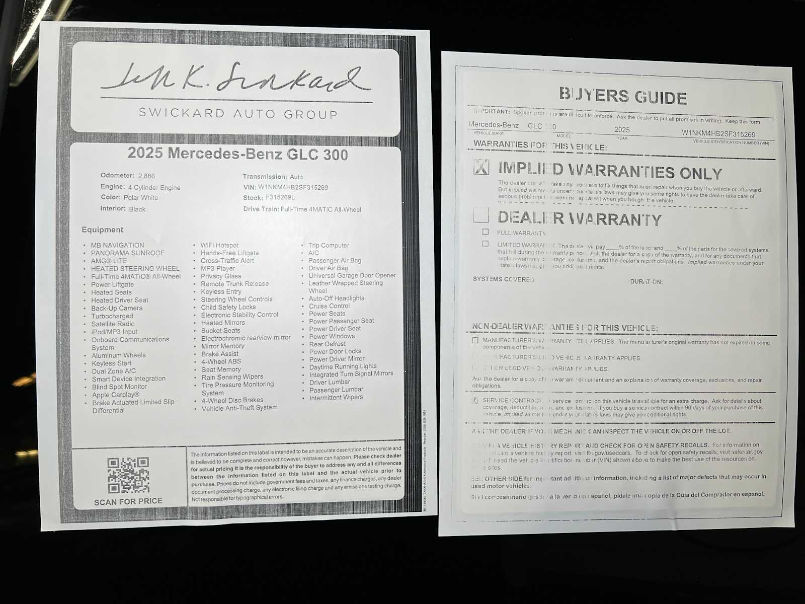 2025 Mercedes-Benz GLC GLC 300