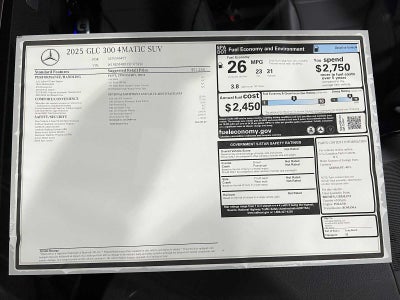 2025 Mercedes-Benz GLC GLC 300