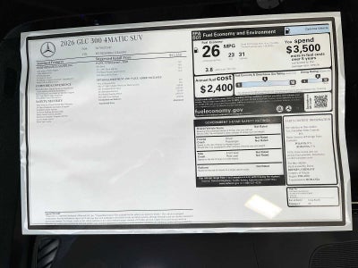 2026 Mercedes-Benz GLC GLC 300