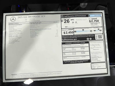 2025 Mercedes-Benz GLC GLC 300