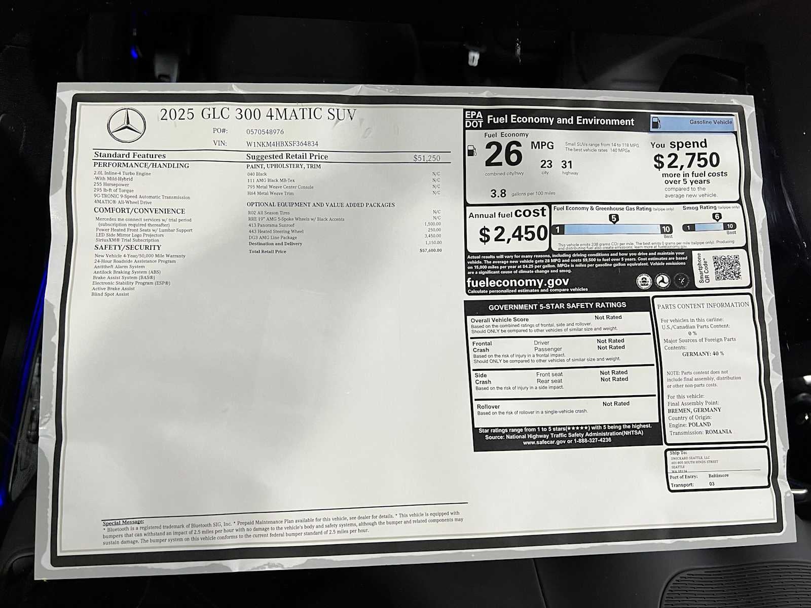 2025 Mercedes-Benz GLC GLC 300