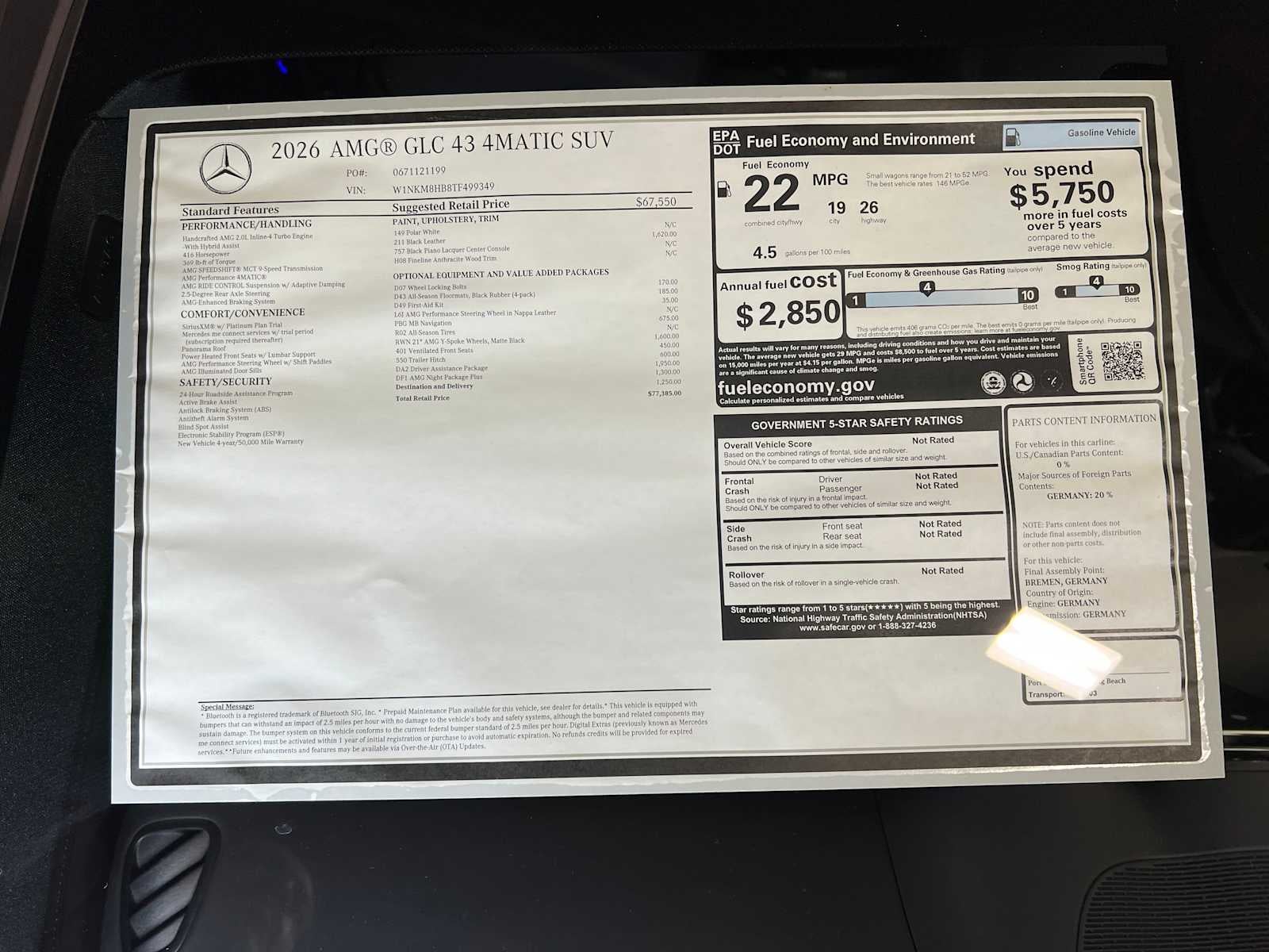 2026 Mercedes-Benz GLC AMG® GLC 43