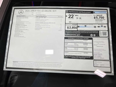 2026 Mercedes-Benz GLC AMG® GLC 43