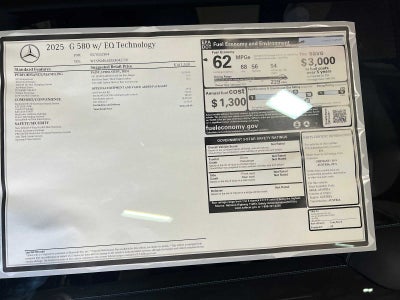 2025 Mercedes-Benz G-Class G 580e