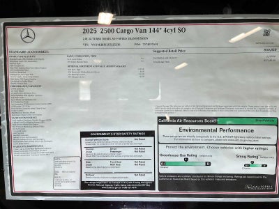 2025 Mercedes-Benz Sprinter 2500 Standard Roof I4 Diesel 144" RWD