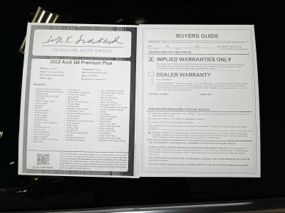 2022 Audi Q8 Premium Plus
