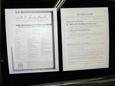 2018 Audi Q3 Sport Premium Plus