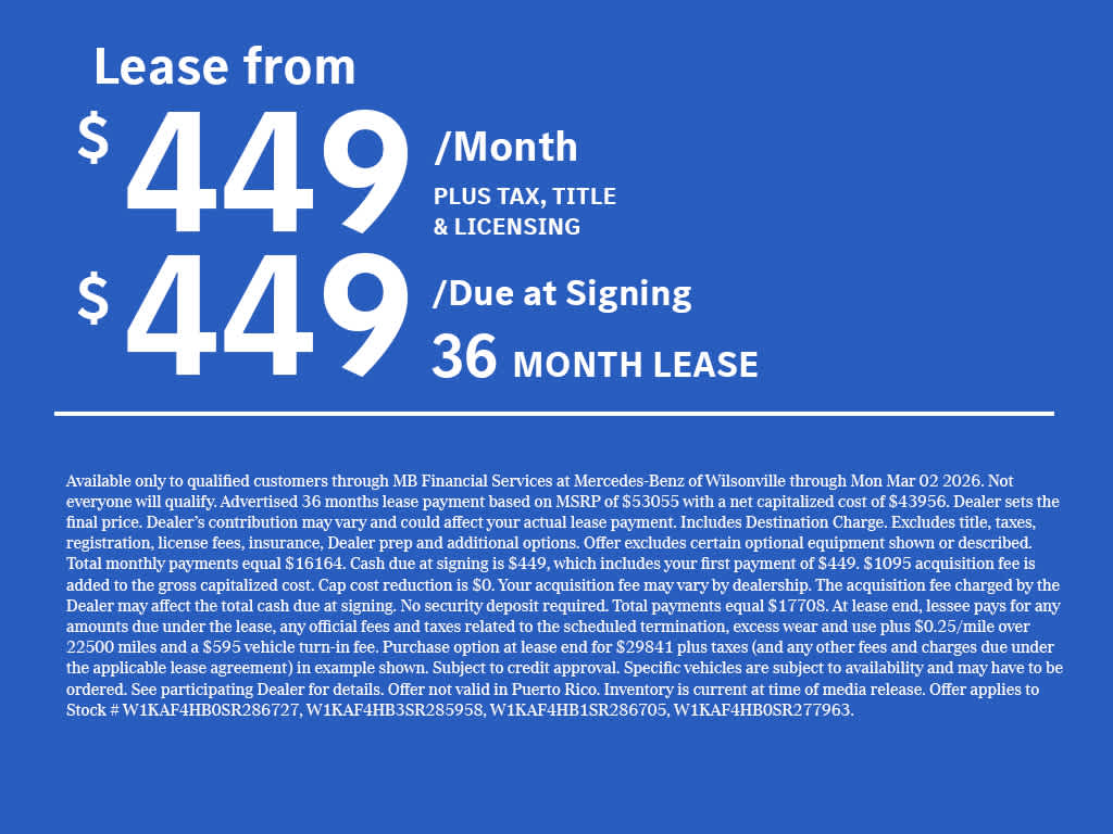 2025 Mercedes-Benz C-Class C 300