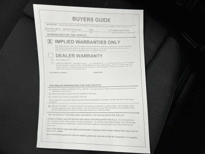 2025 Mercedes-Benz Sprinter Cargo Van 2500 Standard Roof I4 Diesel HO 144" RWD