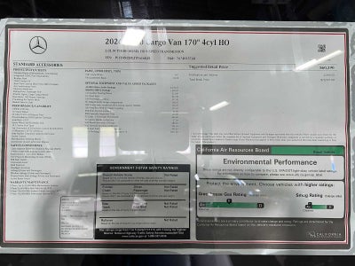 2026 Mercedes-Benz Sprinter 2500 High Roof I4 Diesel HO 170 RWD