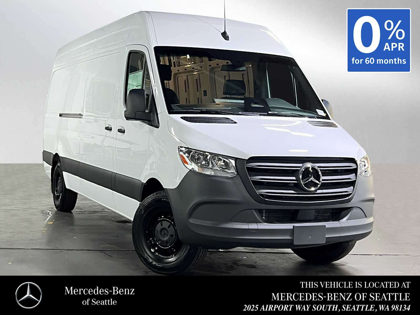2025 Mercedes-Benz Sprinter Cargo Van 2500 High Roof I4 Diesel HO 170 RWD