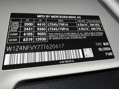 2026 Mercedes-Benz Sprinter Passenger 2500 Standard Roof I4 Diesel HO 144 AWD