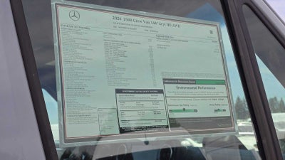 2026 Mercedes-Benz Sprinter 2500 Standard Roof I4 Diesel HO 144 AWD