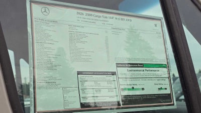2026 Mercedes-Benz Sprinter 2500 Standard Roof I4 Diesel HO 144" AWD