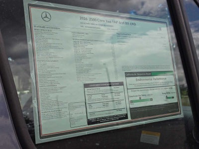 2026 Mercedes-Benz Sprinter 2500 Standard Roof I4 Diesel HO 144 AWD