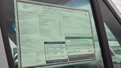 2026 Mercedes-Benz Sprinter 2500 Standard Roof I4 Diesel HO 144" AWD