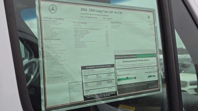 2026 Mercedes-Benz Sprinter 2500 Standard Roof I4 Diesel 144 RWD
