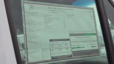2026 Mercedes-Benz Sprinter 2500 Standard Roof I4 Diesel 144 RWD