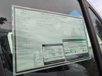 2025 Mercedes-Benz Sprinter Cargo Van 2500 Standard Roof I4 Diesel 144" RWD