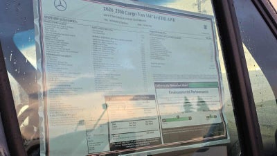 2026 Mercedes-Benz Sprinter 2500 Standard Roof I4 Diesel HO 144 AWD