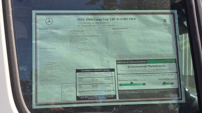 2025 Mercedes-Benz Sprinter Cargo Van 2500 Standard Roof I4 Diesel HO 144 AWD