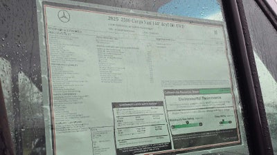 2025 Mercedes-Benz Sprinter Cargo Van 2500 Standard Roof I4 Diesel HO 144" AWD