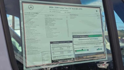 2026 Mercedes-Benz Sprinter 2500 High Roof I4 Diesel HO 170 AWD