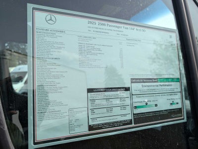 2025 Mercedes-Benz Sprinter Passenger Van 2500 Standard Roof I4 Diesel 144" RWD